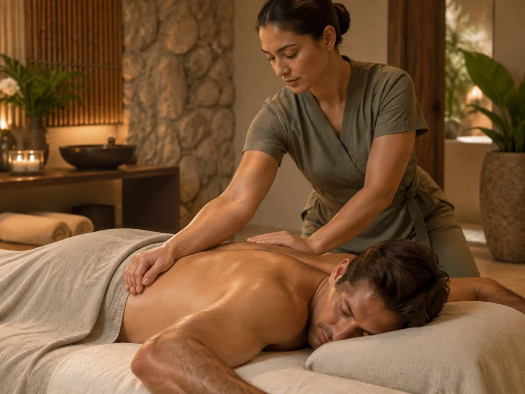 Lomi Lomi Massage treatment at Sattva Wellness